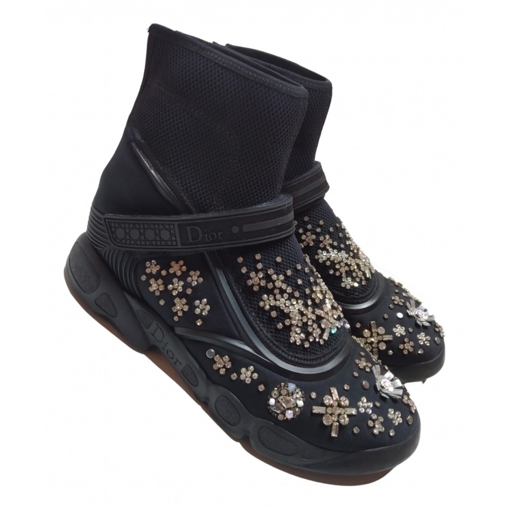 DIOR CRYSTAL SOCK SNEAKERS